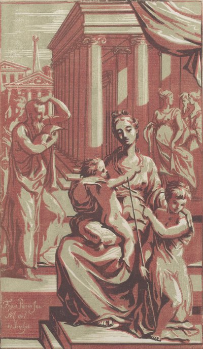 La Virgen y el Niño con San Juan Bautista de Anton Maria Zanetti