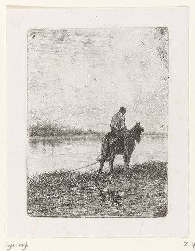 camino de sirga de Anton Mauve