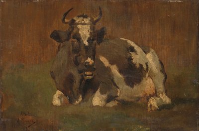 Vaca mentirosa de Anton Mauve