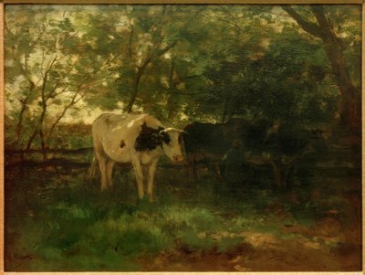 Hora de ordeño de Anton Mauve