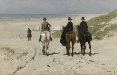 Paseo matutino por la playa de Anton Mauve