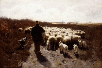 El regreso del rebaño de Anton Mauve