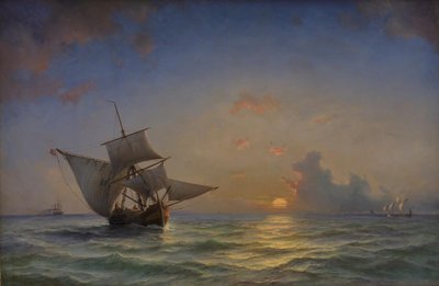 Un Paisaje Marino de Anton Melbye