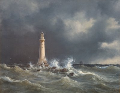 Faro de Eddystone de Anton Melbye
