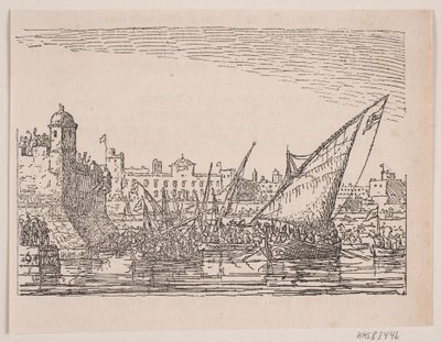 Puerto en el Mediterráneo de Anton Melbye