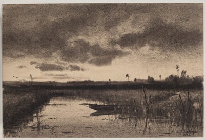 Paisaje con un río de Anton Melbye