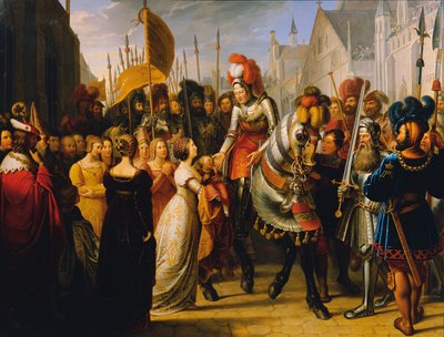 Entrada del emperador Maximiliano I en Gante de Anton Petter