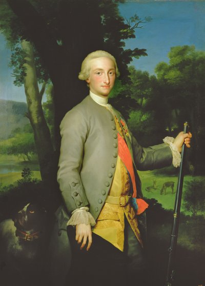 Carlos de Borbón (1748-1819) Príncipe de Asturias de Anton Raphael Mengs