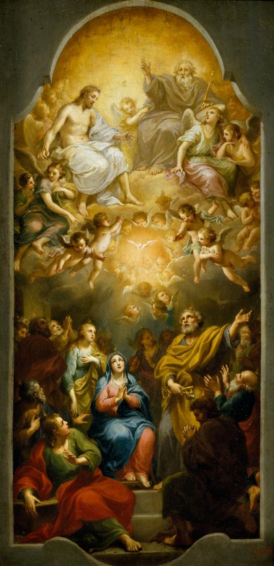 Descenso del Espíritu Santo de Anton Raphael Mengs