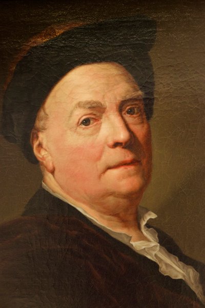 Louis de Silvestre, c.1745 (detalle) de Anton Raphael Mengs
