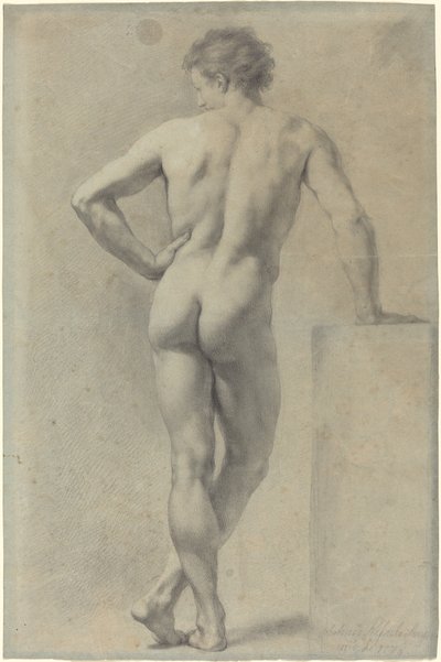 Estudio de desnudo masculino de Anton Raphael Mengs