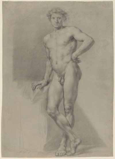 Estudio de desnudo masculino de Anton Raphael Mengs