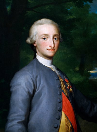 Retrato de Carlos IV de Borbón de Anton Raphael Mengs