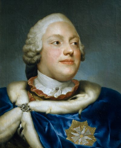 Retrato del Príncipe Heredero Federico Cristián, Elector de Sajonia de Anton Raphael Mengs