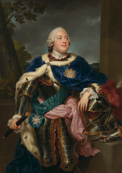 Retrato de Friedrich Christian, príncipe de Sajonia de Anton Raphael Mengs