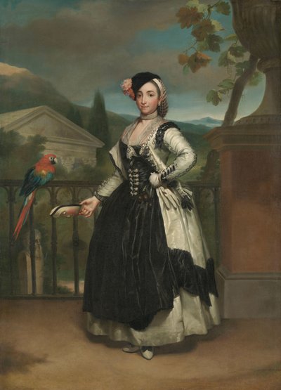 Portrait of Isabel Parreño y Arce, Marquesa de Llano
Portret van Doña Isabel Parreño Arce Ruiz de Alarcón y Valdes, marquesa de Llano de Anton Raphael Mengs