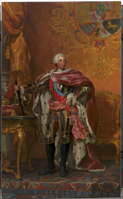 Retrato del Rey Carlos III de España de Anton Raphael Mengs