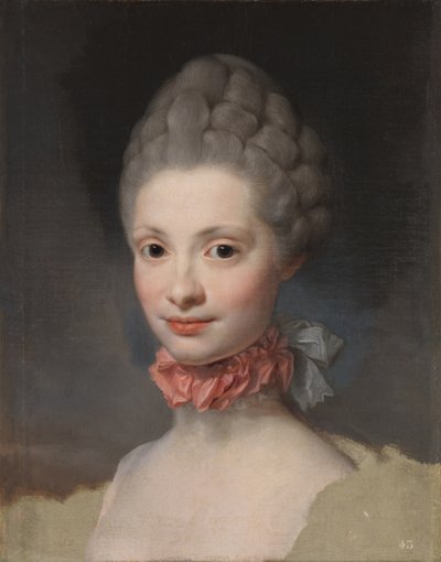 Retrato de María Luisa de Parma como Princesa de Asturias, 1765 de Anton Raphael Mengs
