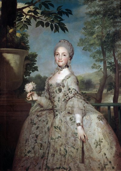 Retrato de María Luisa de Parma, Princesa de Asturias de Anton Raphael Mengs