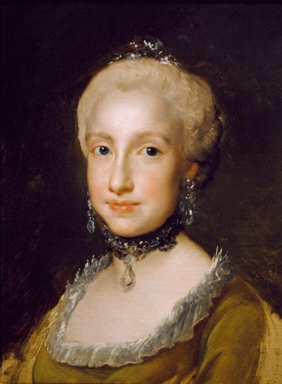 Retrato de la Infanta María Luisa de Borbón de Anton Raphael Mengs