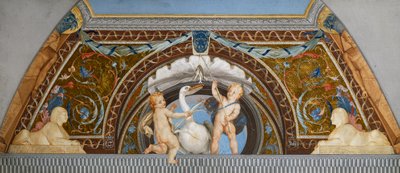 Putti con un pelícano (detalle) de Anton Raphael Mengs