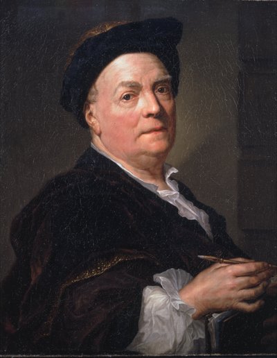 Retrato de Louis du Silvestre de Anton Raphael Mengs