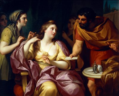Semíramis Recibe la Noticia de la Revuelta de Babilonia de Anton Raphael Mengs