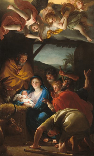 La Adoración de los Pastores, c. 1764-1765 de Anton Raphael Mengs