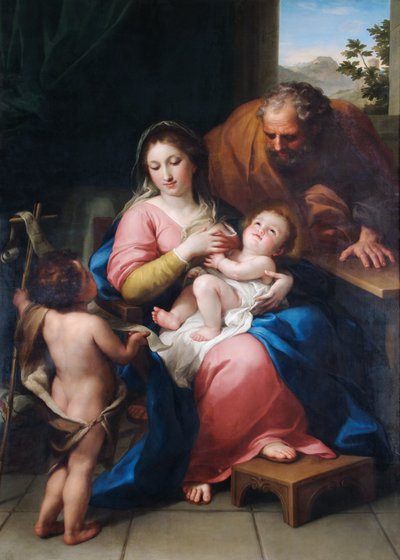 La Sagrada Familia con el Niño San Juan de Anton Raphael Mengs