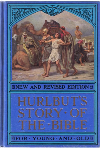 Diseño de la portada frontal, de la Historia de la Biblia de Hulbert publicada por The John Winston Company de Anton Robert Leinweber