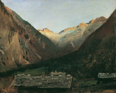 Tarde en Prossau cerca de Gastein de Anton Romako