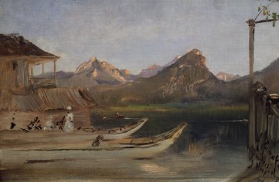 En el Wolfgangsee de Anton Romako