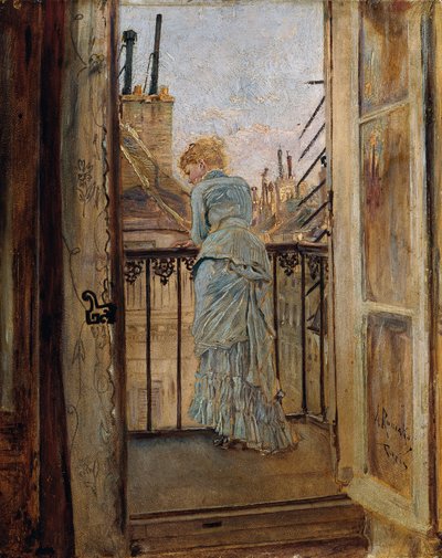 En el balcón de Anton Romako