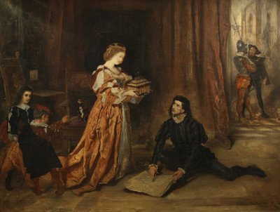 Colón y la Reina Isabel de Anton Romako