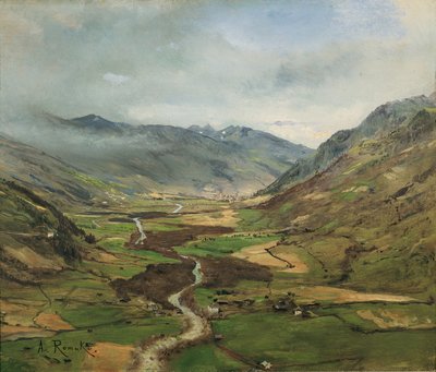 El valle de Gastein II de Anton Romako