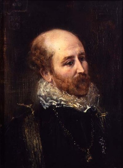 Retrato de Henry Francis Makins en traje de fantasía de Anton Romako