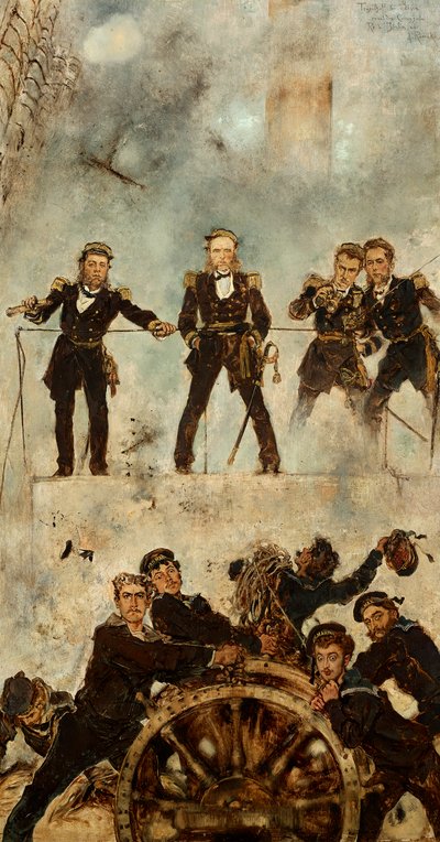 Tegetthoff en la batalla naval de Lissa I de Anton Romako