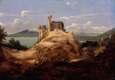 Castillo en Castellammare di Stabia de Anton Sminck Pitloo