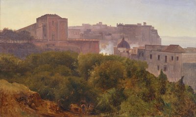 Bosque de Francavilla en Chiatamone, c.1824 de Anton Sminck Pitloo