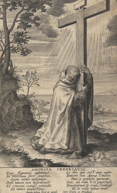 Amorosa Inebriatio de La vida de San Juan de la Cruz, 1622-24 de Anton Wierix