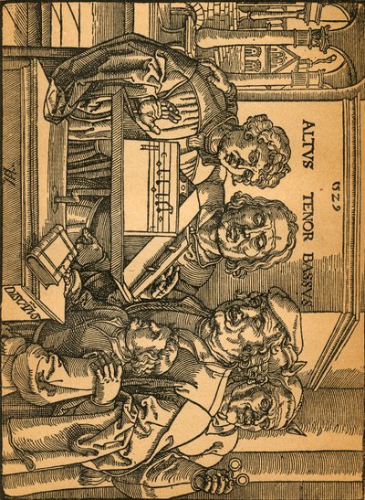 Una rara xilografía de Anton Von Worms Anton Woensam, 1899 de Anton Woensam