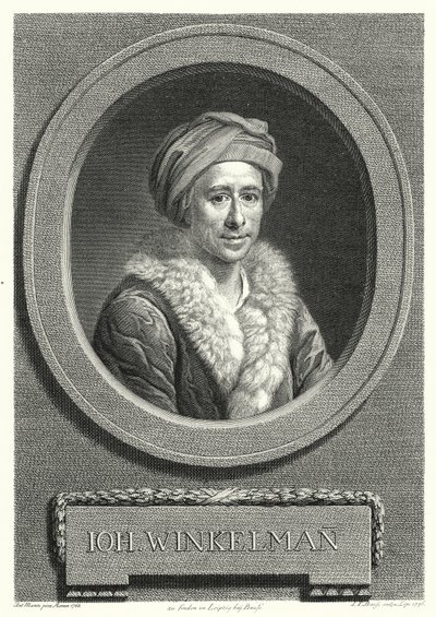 Johann Joachim Winckelmann, historiador del arte y arqueólogo alemán de Anton von (after) Maron