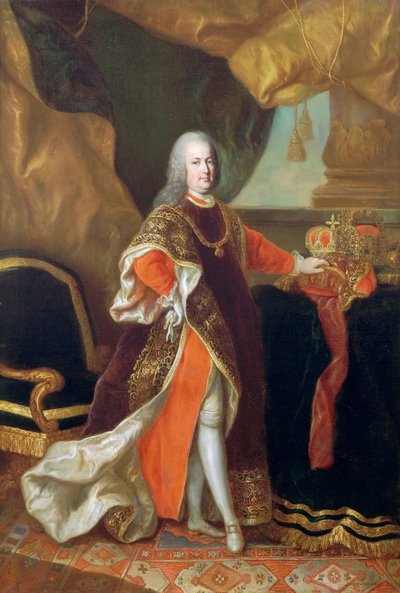 Retrato del emperador Francisco I de Austria 1708-1765 de Anton von Maron