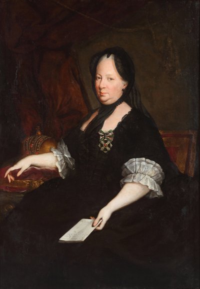 Retrato de la emperatriz María Teresa de Austria 1717-1780 como viuda, 1772 de Anton von Maron