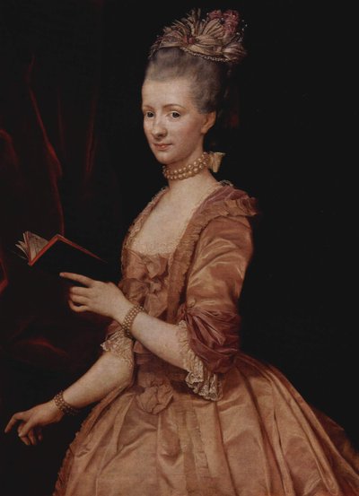 Retrato de mujer de Anton von Maron