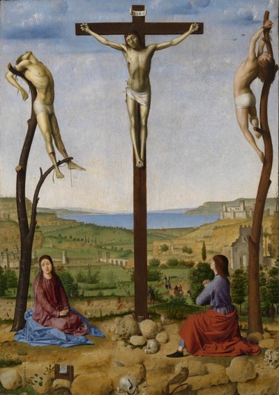 Calvario, Segunda mitad del siglo XV de Antonello da Messina
