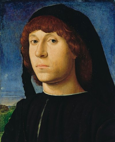 Alemán: Bildnis eines jungen Mannes Retrato de un hombre joven de Antonello da Messina