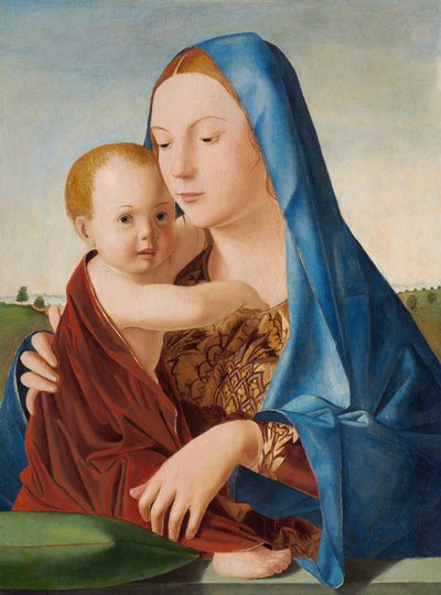 Madonna y el niño, c. 1475 de Antonello da Messina