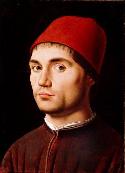 Retrato de hombre o autorretrato. Londres, National Gallery de Antonello da Messina