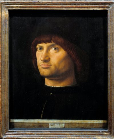 Retrato de un hombre llamado el Condotiero de Antonello da Messina